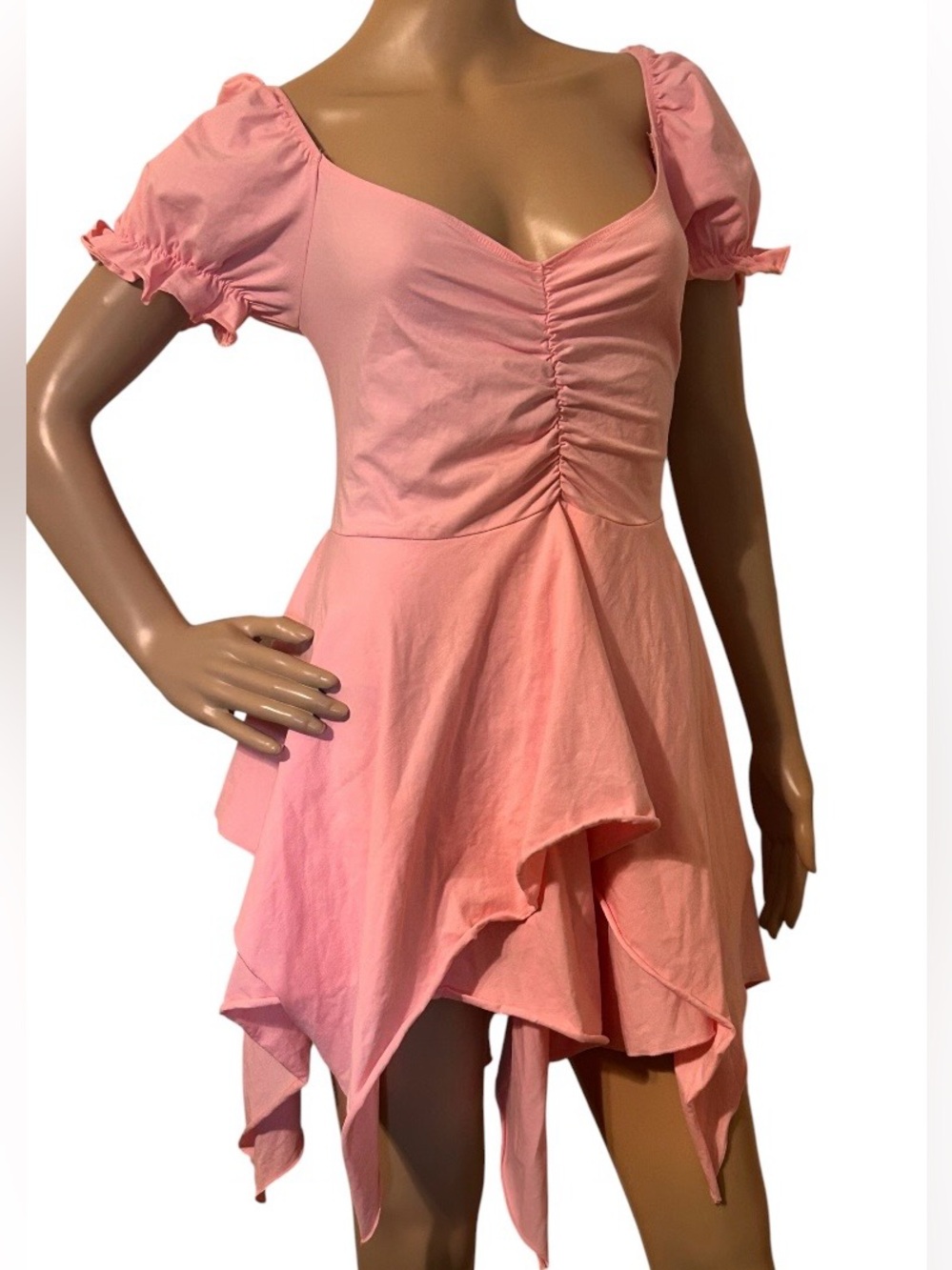 Dolls Kill Current Mood Chasin Rainbows Fairy Mini Dress Women XXL Pink Cosplay